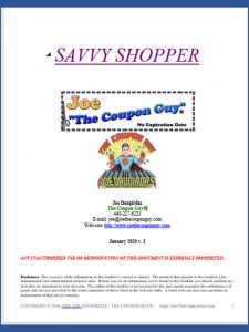 Savvy Shopper 2020